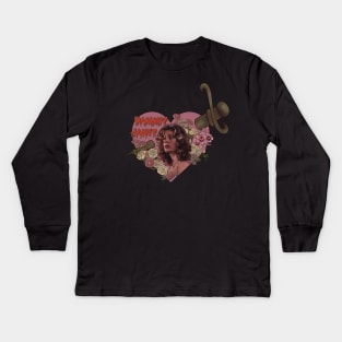 Dammit Janet (Pink Heart) The Rocky Horror Picture Show Kids Long Sleeve T-Shirt